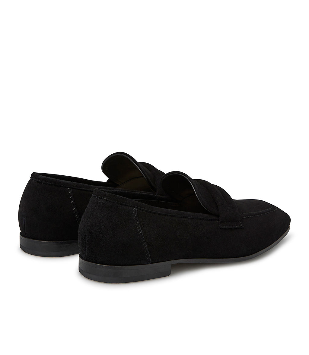 Loriblu Mocassino in camoscio nero Moda
