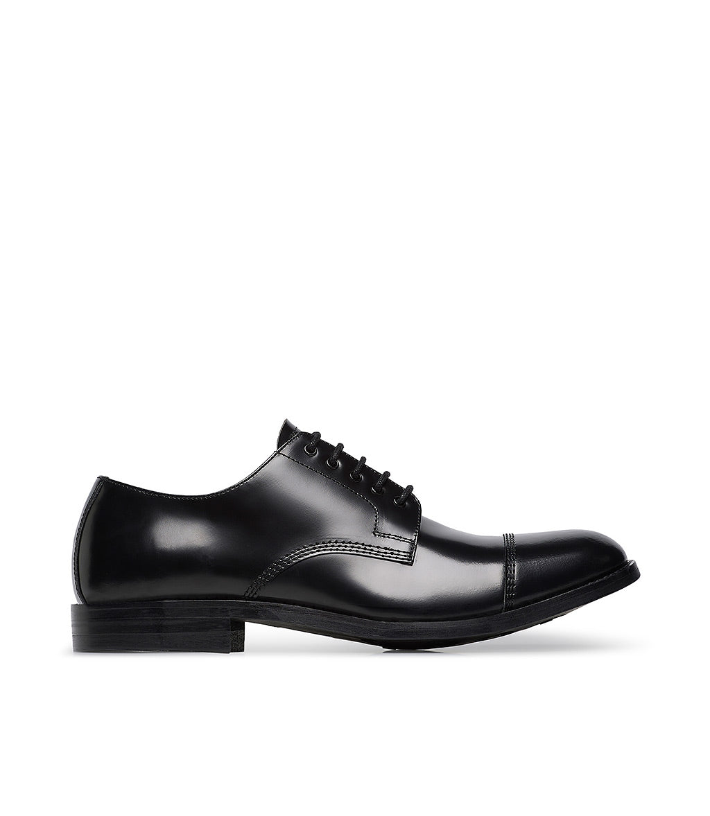 Loriblu Oxford in vitello spazzolato nero