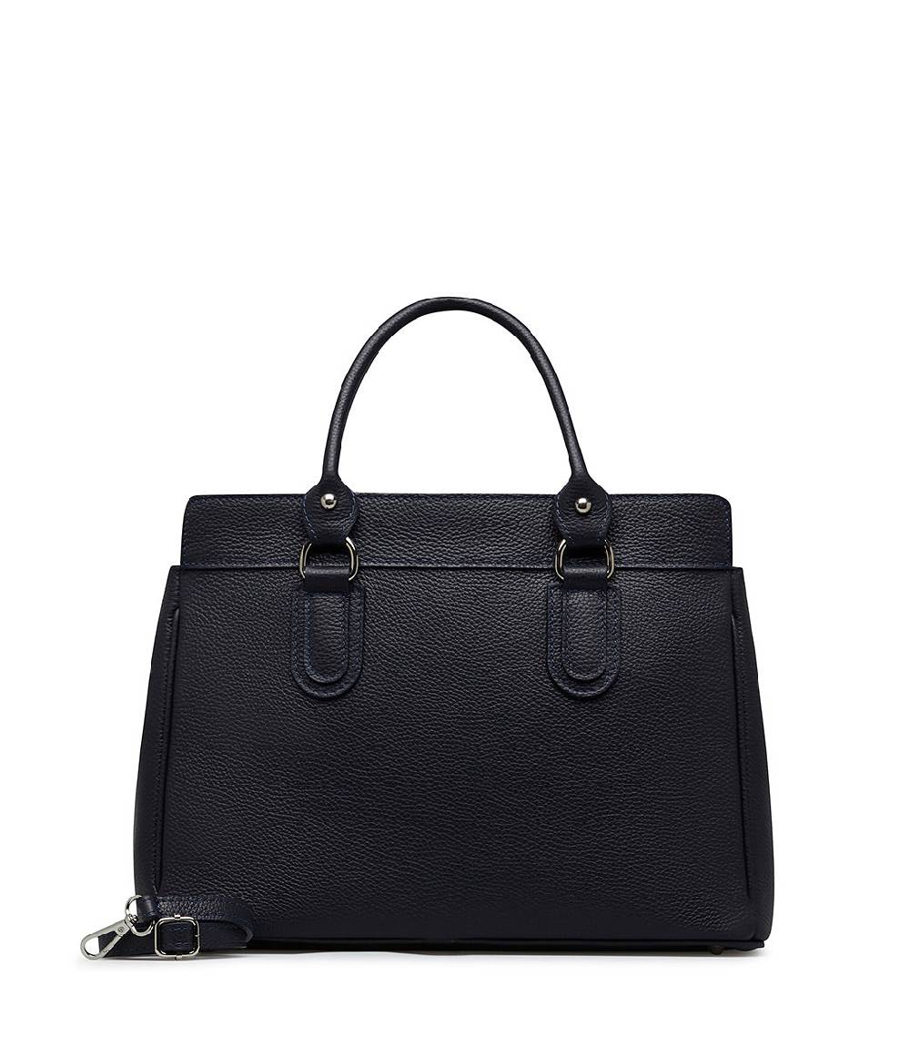 Loriblu Borsa tote in pelle testurizzata blu Negozi Online