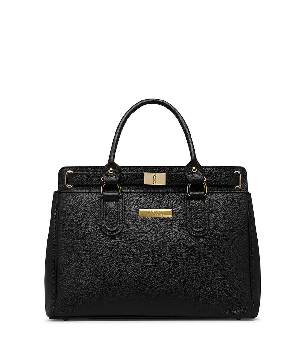 Loriblu Borsa tote in pelle testurizzata nera Acquista Ora