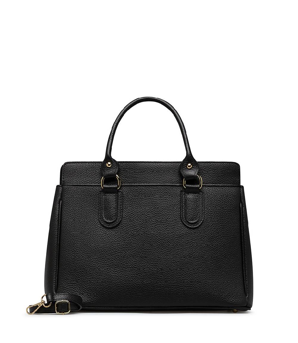 Loriblu Borsa tote in pelle testurizzata nera Acquista Ora