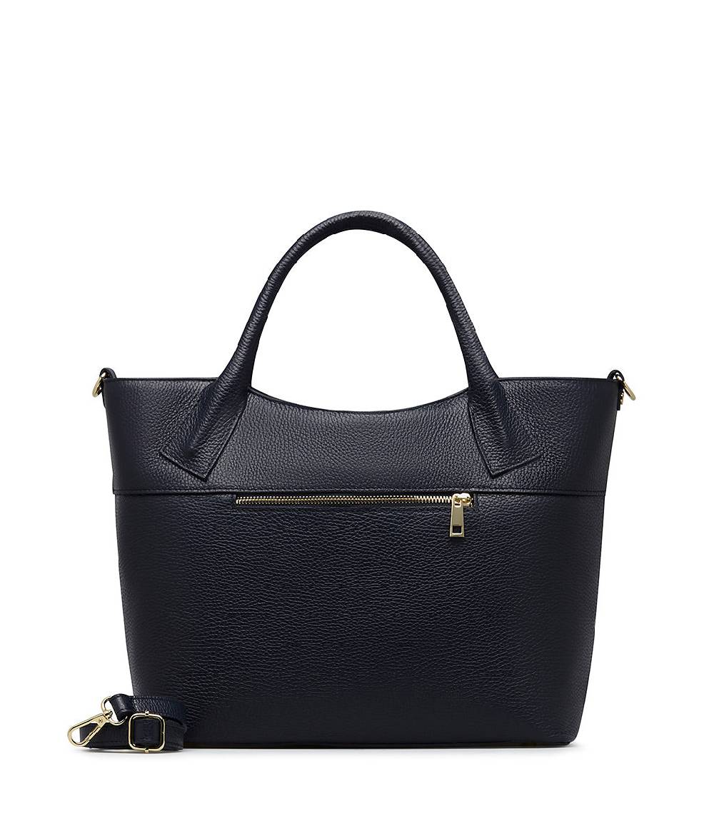 Loriblu Borsa tote blu notte in pelle stampata Fino Al -60%
