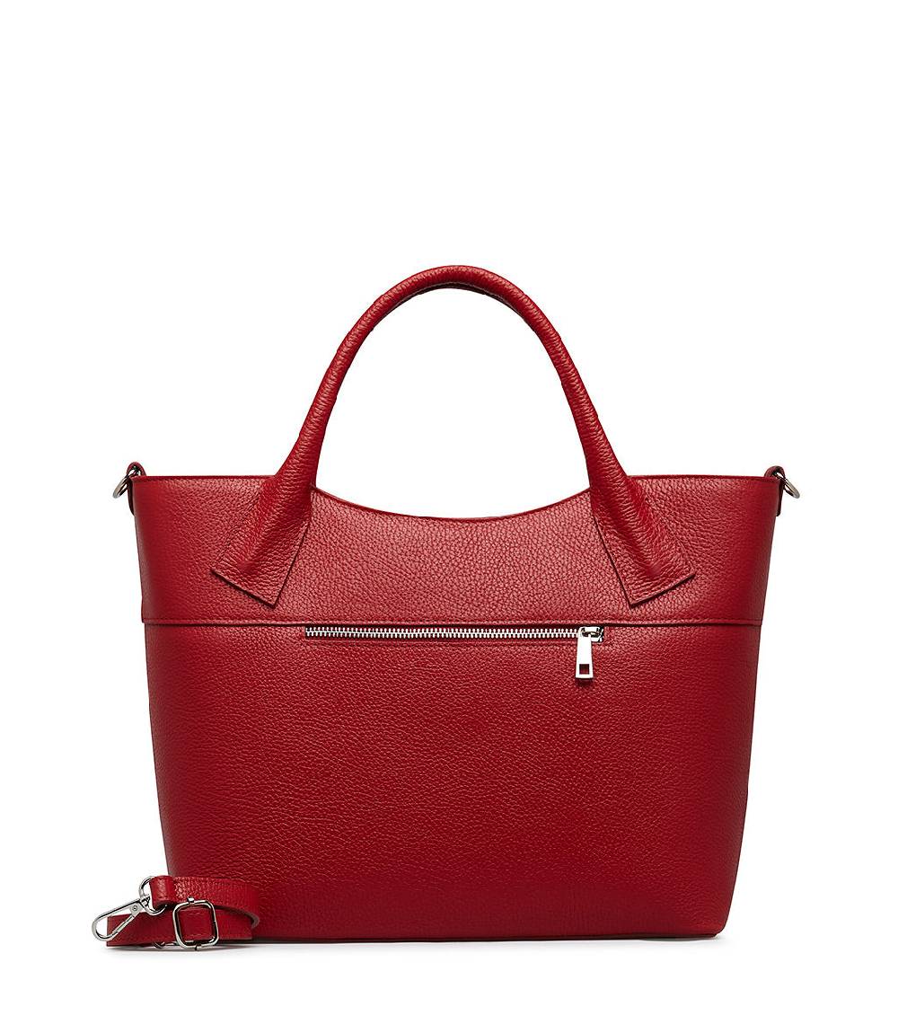 Loriblu Borsa tote bordeaux in pelle stampata Shopping Online
