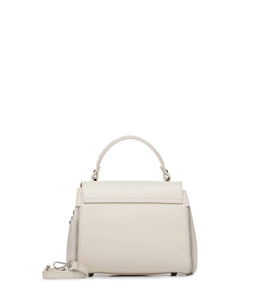 Loriblu Borsa a mano beige in pelle martellata Prezzo Ridotto