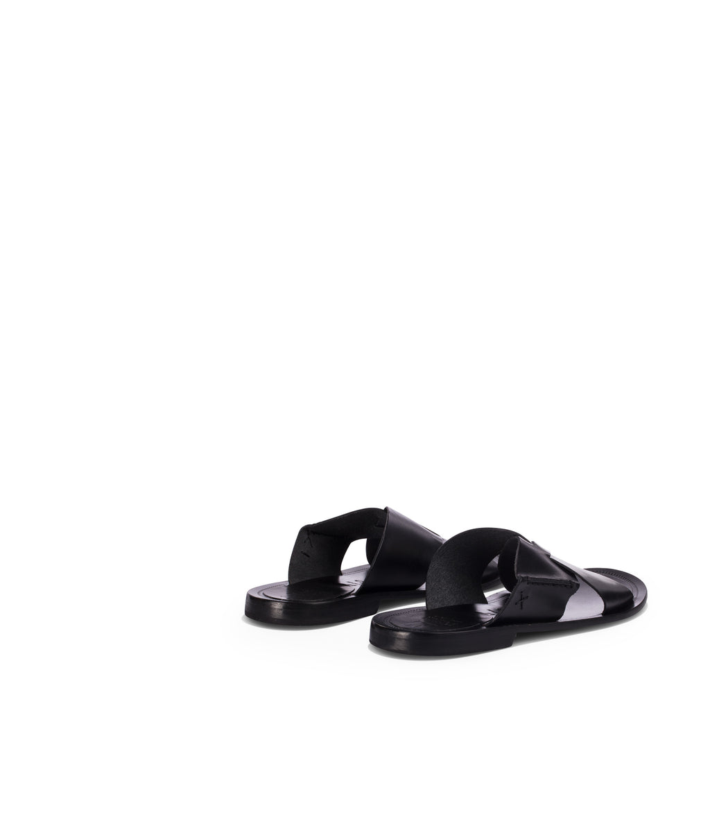 Loriblu Sandali in pelle nera In Vendita