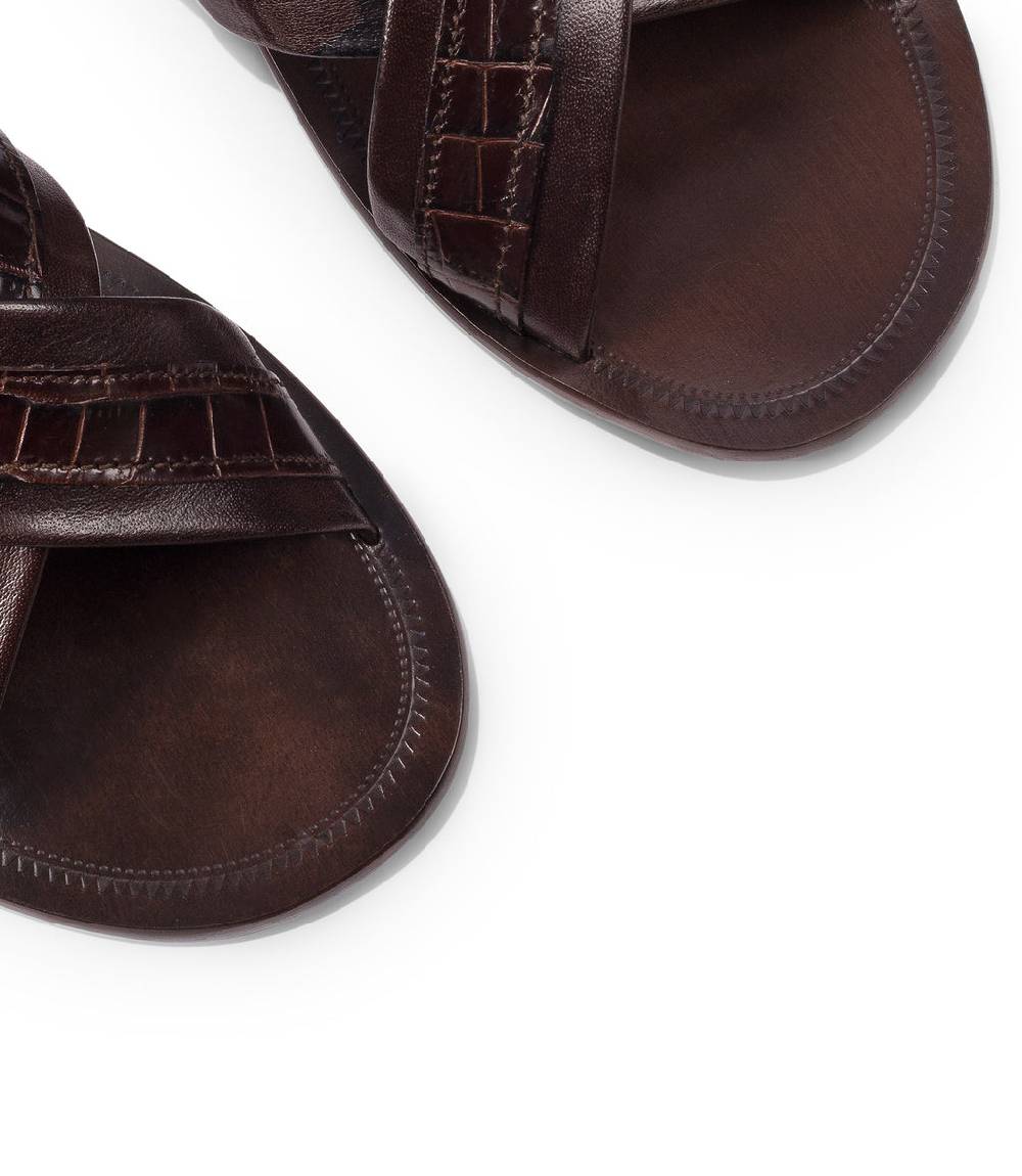 Loriblu Sandali in pelle marrone Saldi
