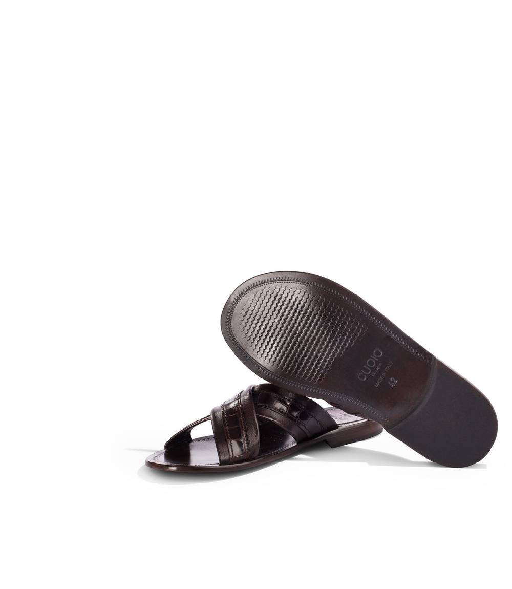 Loriblu Sandali in pelle marrone Saldi