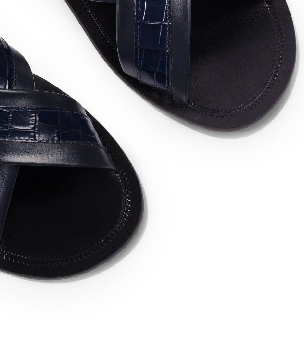 Loriblu Sandali in pelle blu scuro Offerte
