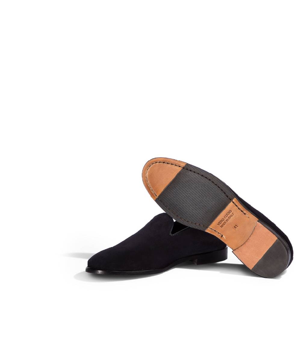 Loriblu Mocassini in camoscio blu Negozio