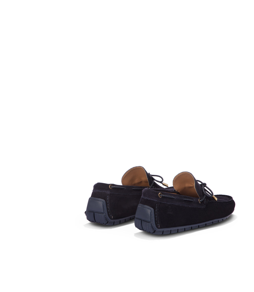 Loriblu Mocassini da barca in camoscio blu 2025