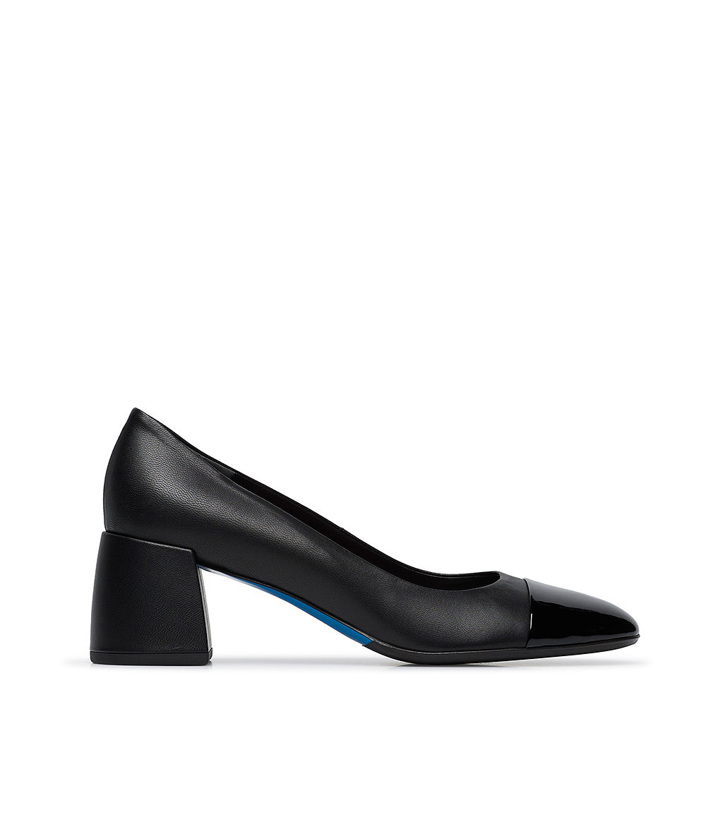 Loriblu Décolleté nappa nero e vernice