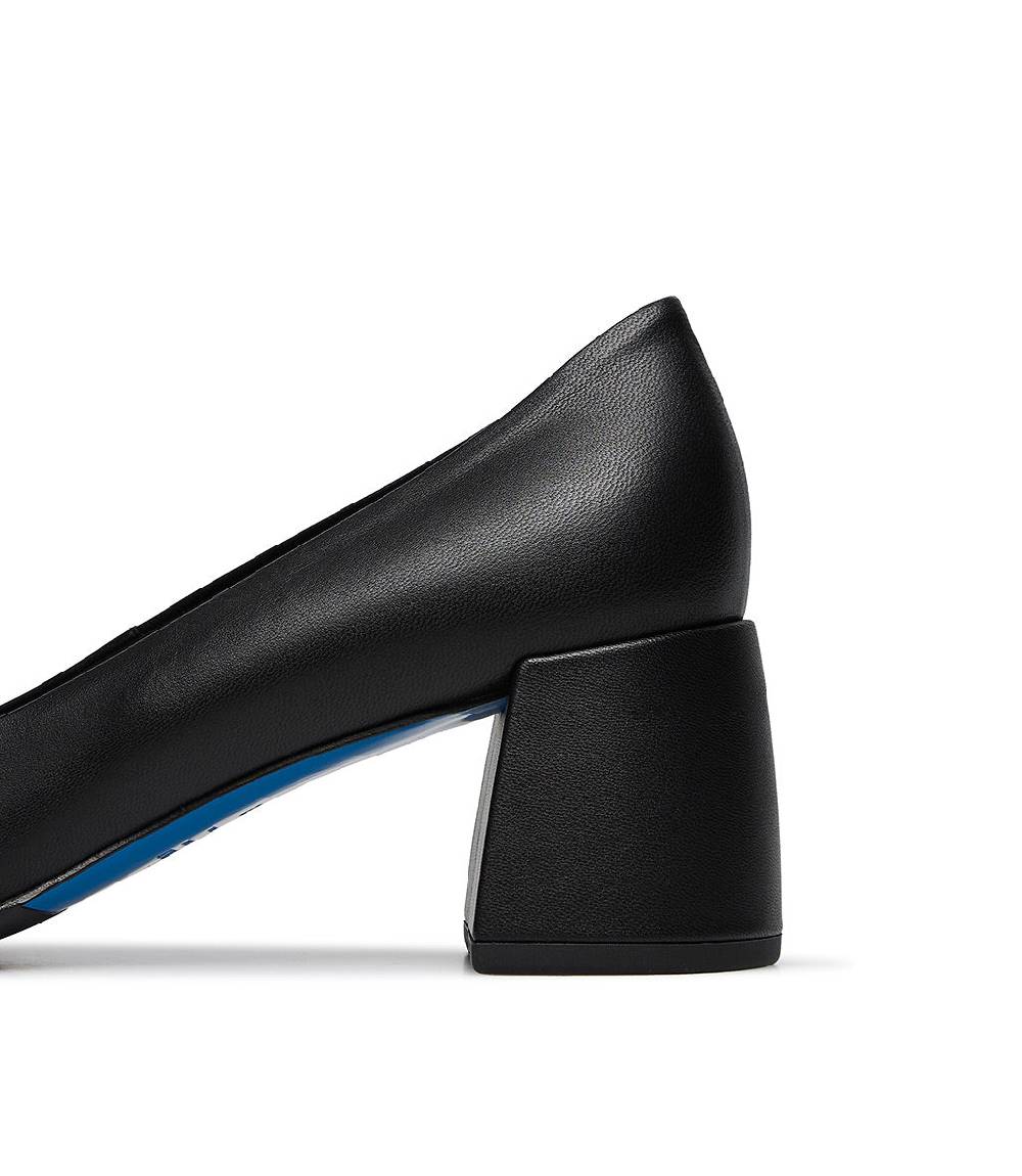 Loriblu Décolleté nappa nero e vernice In Linea
