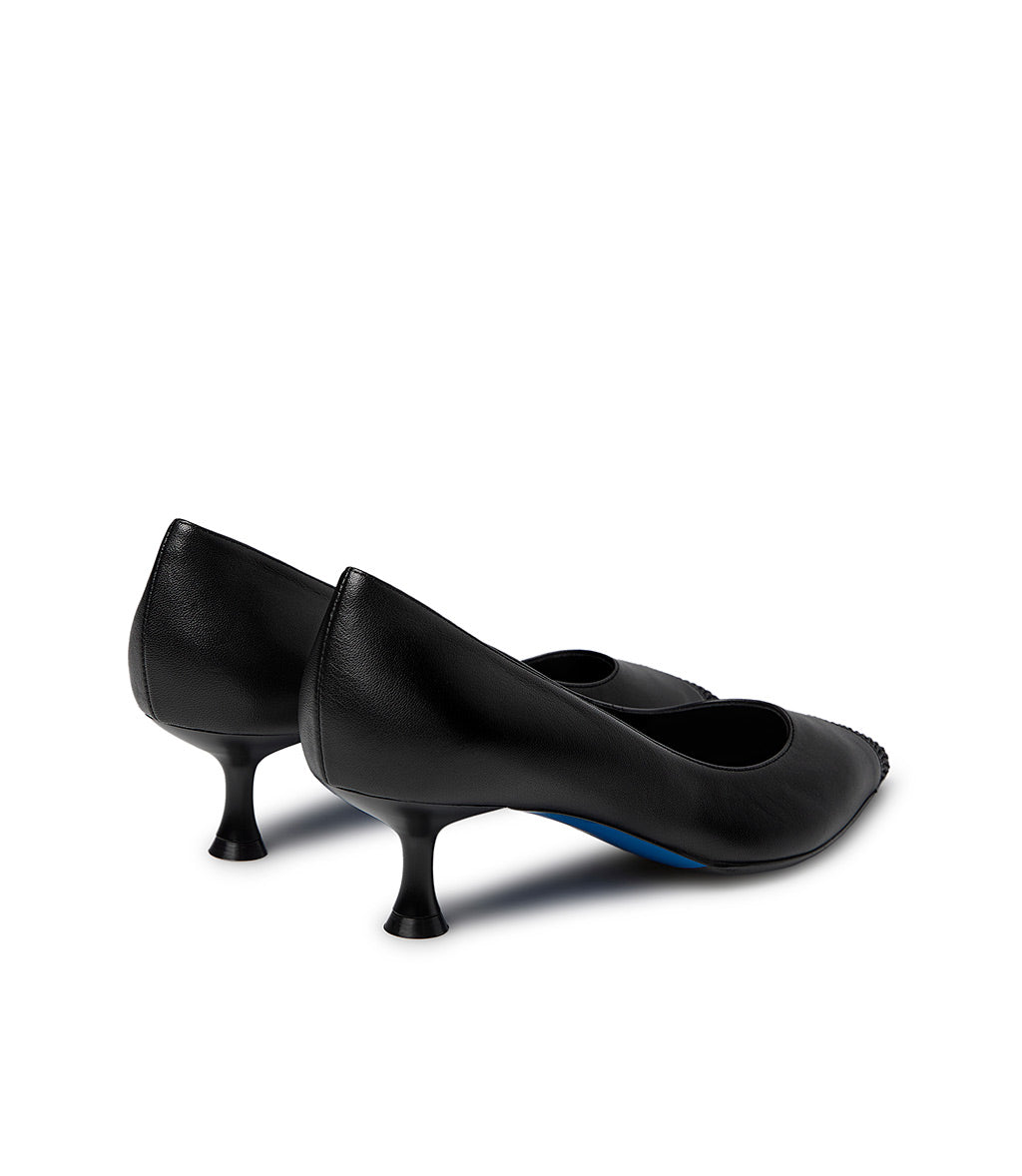 Loriblu Décolleté nappa nero con cristalli Negozi Online