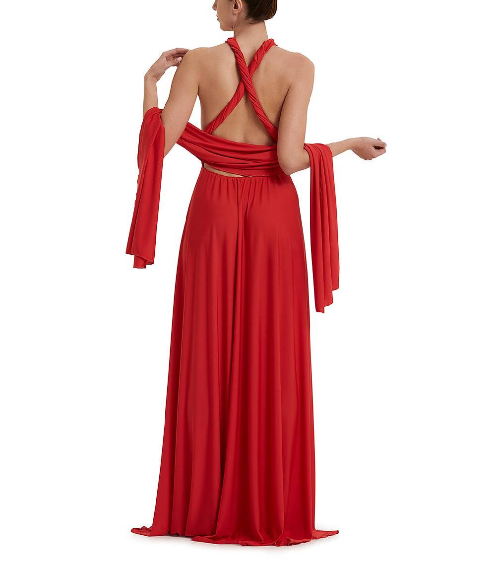 Loriblu Abito lungo rosso Vendita Calda