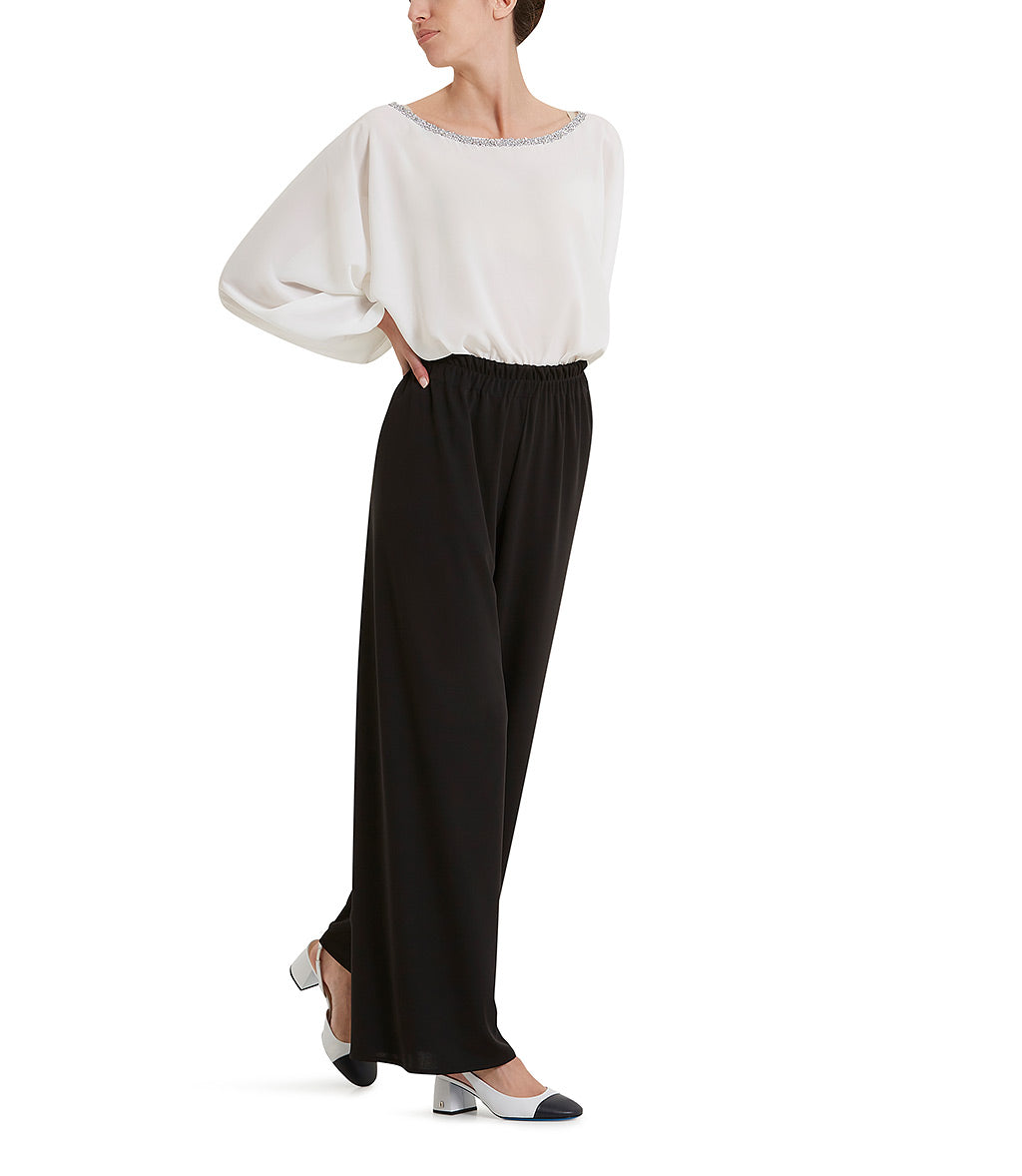 Loriblu Blusa georgette bianca Nuovo
