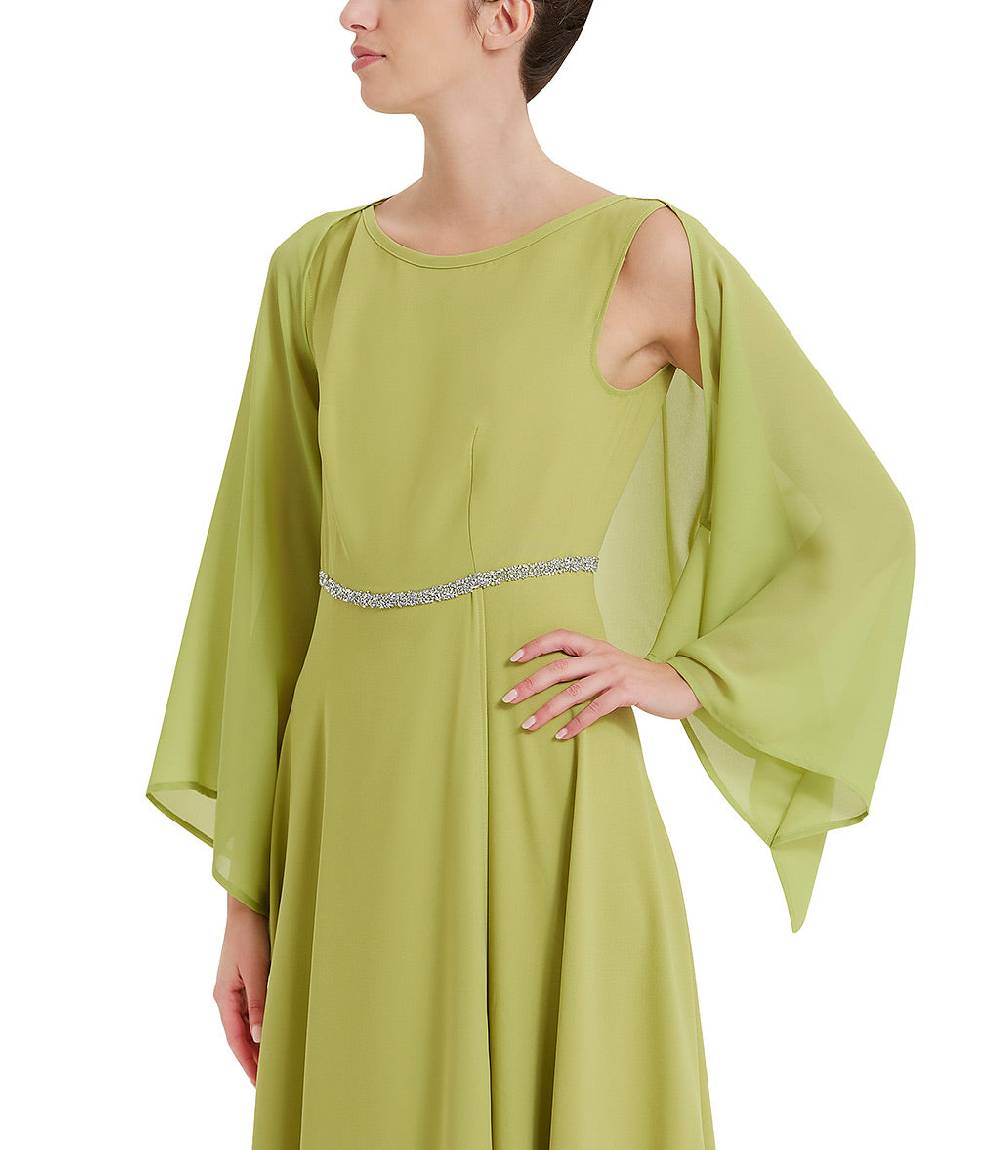 Loriblu Stola georgette verde acido Vendita