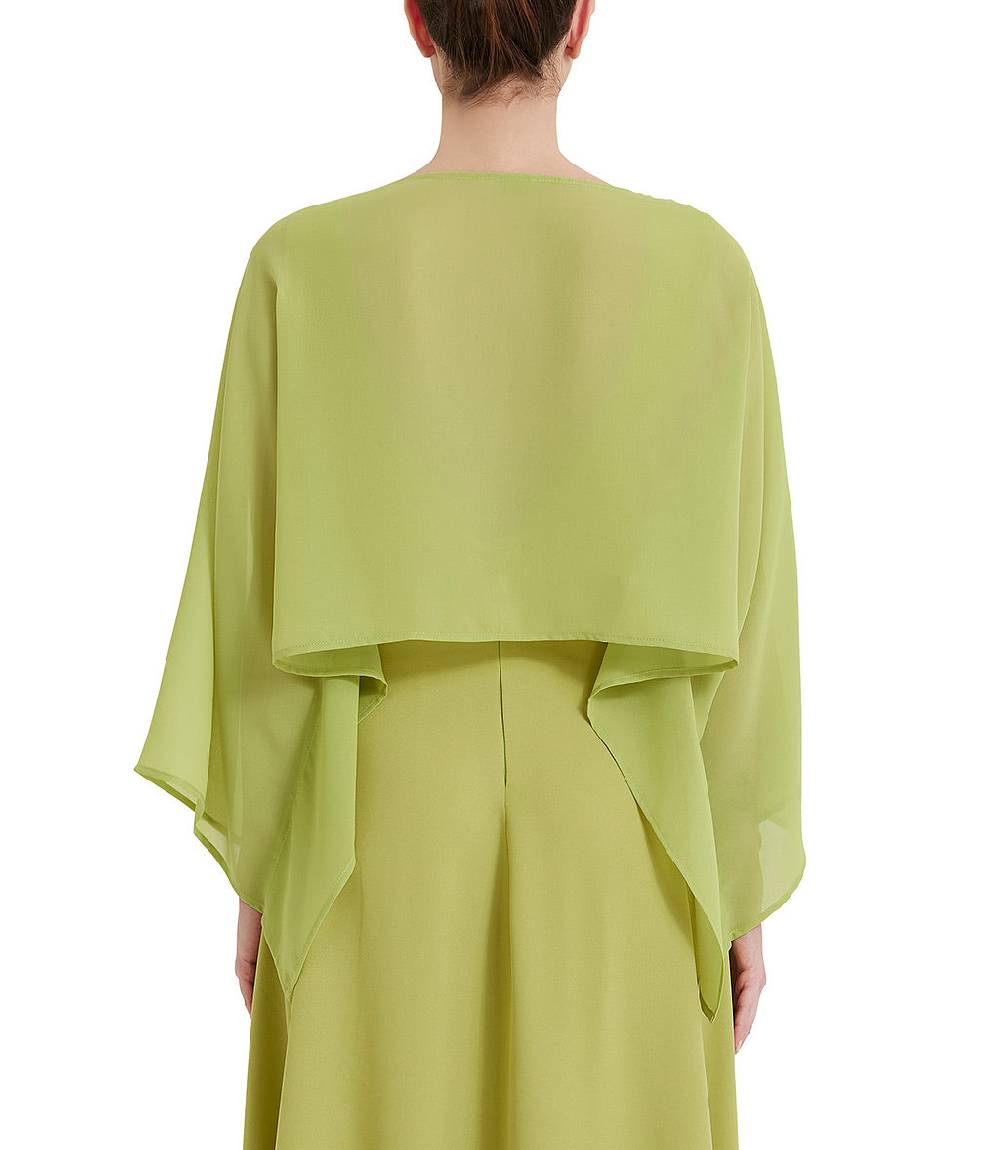 Loriblu Stola georgette verde acido Vendita