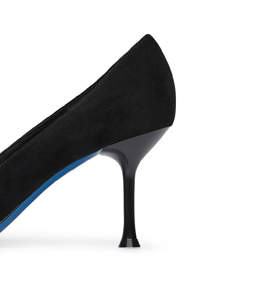 Loriblu Decollete in camoscio nero Fino Al -60%