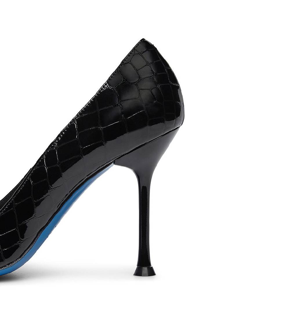 Loriblu Decollete in vernice testurizzata nera Convenienza
