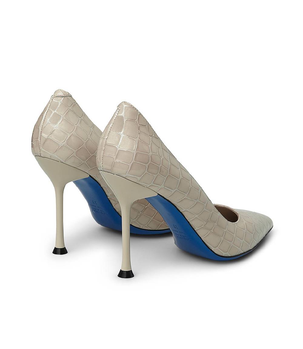 Loriblu Decollete in pelle testurizzata beige Novità