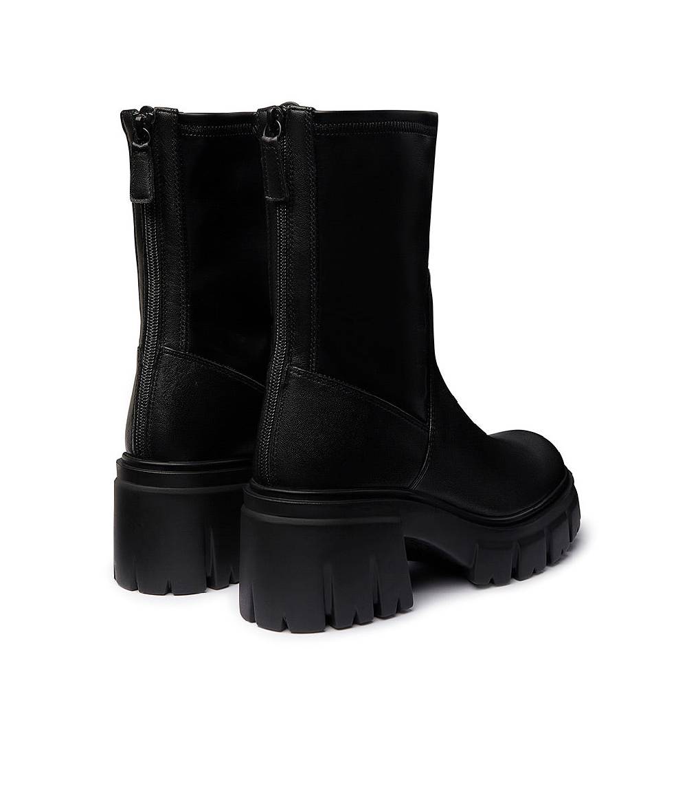 Loriblu Stivaletti in pelle nera In Vendita