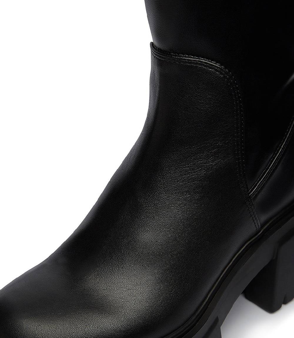 Loriblu Stivaletti in pelle nera In Vendita