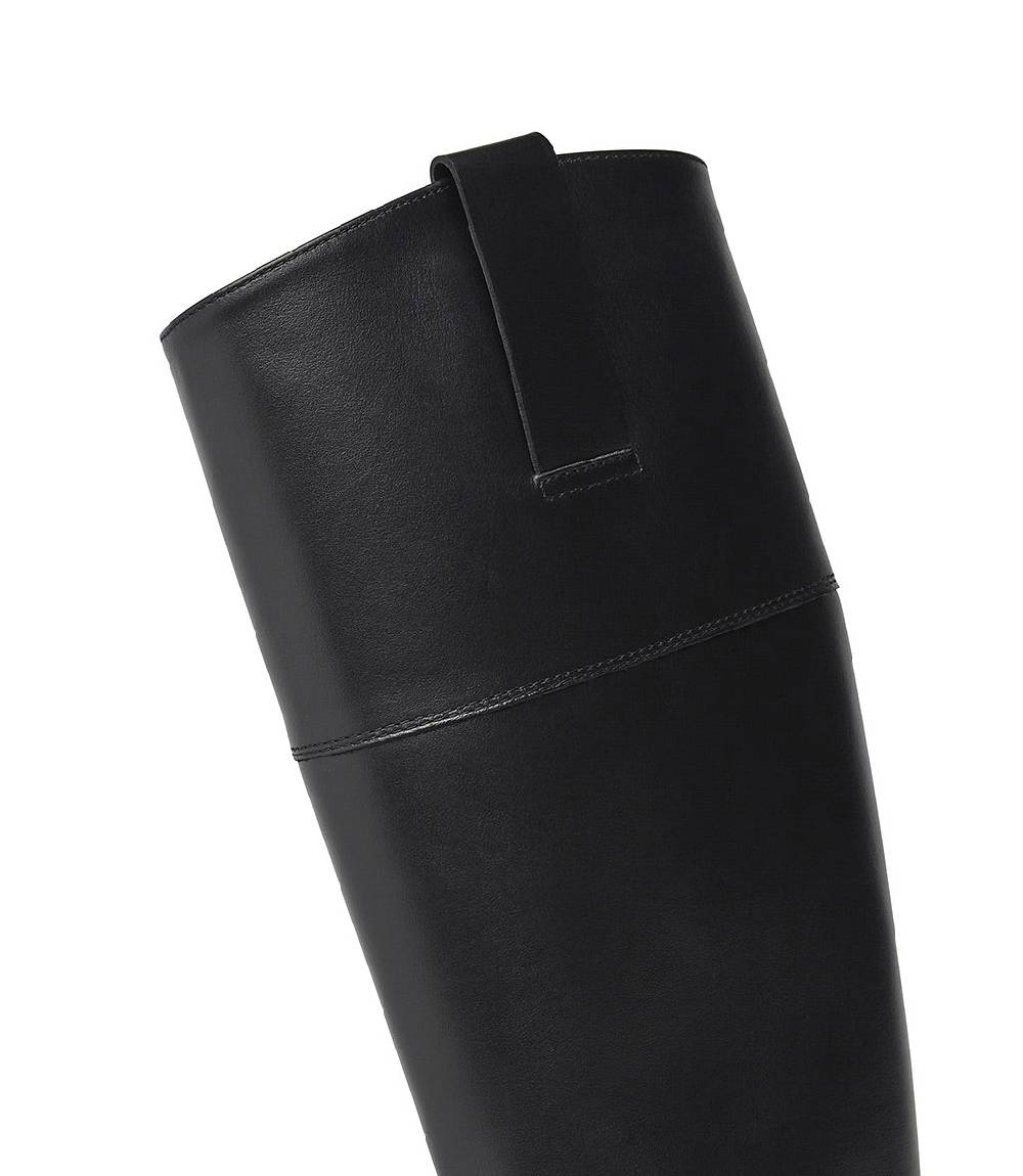 Loriblu Stivali in pelle nera Saldi