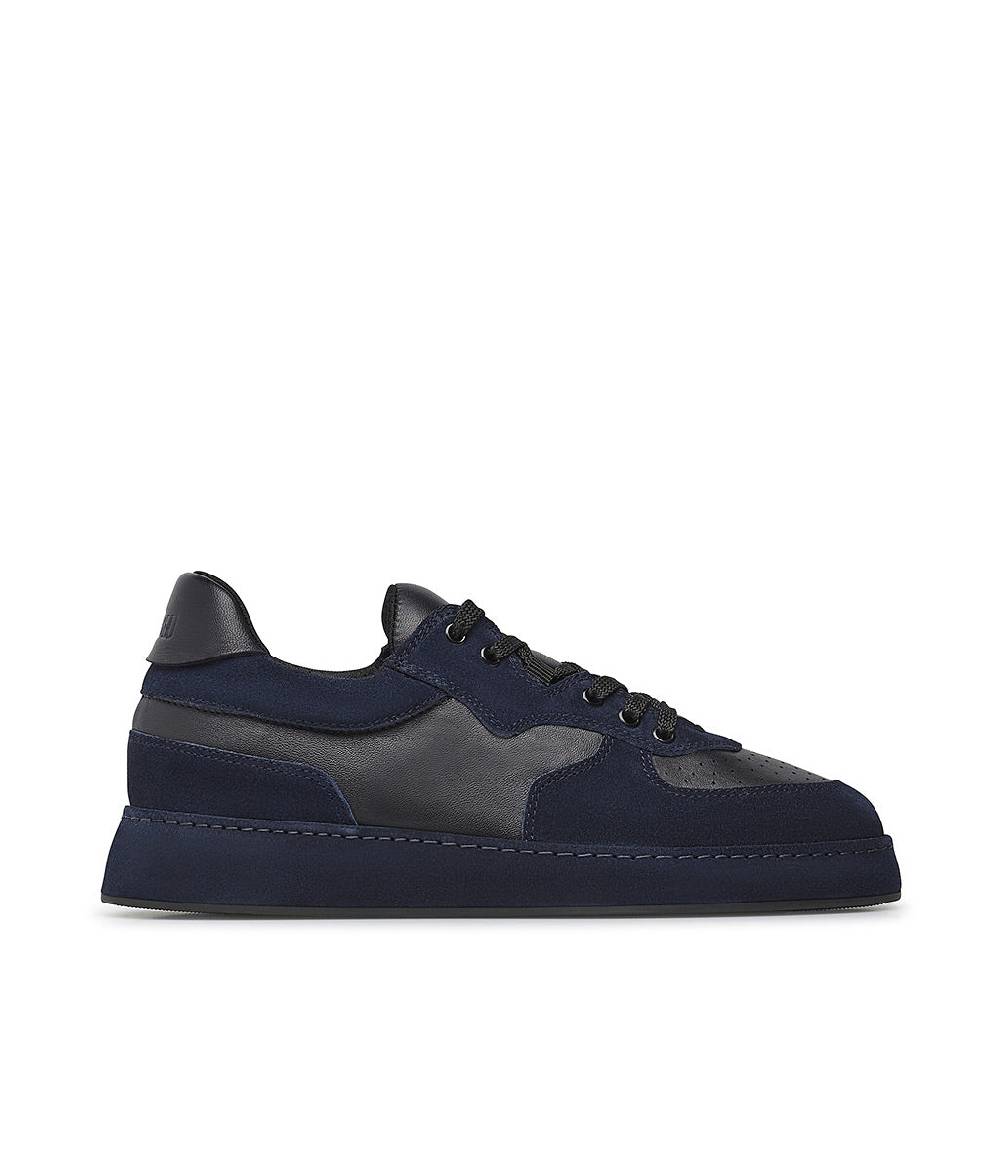 Loriblu Sneakers in nappa e camoscio blu scuro Qualità Garantita