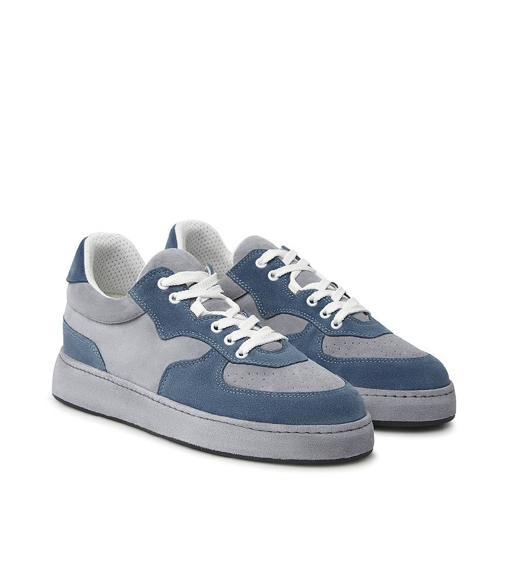 Loriblu Sneakers in pelle scamosciata blu e grigio Negozi Online