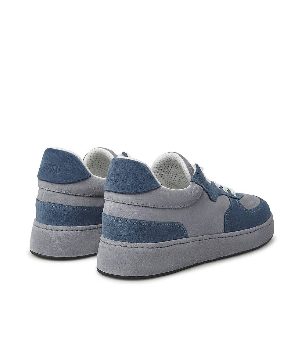 Loriblu Sneakers in pelle scamosciata blu e grigio Negozi Online