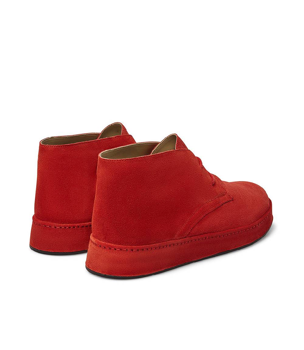 Loriblu Polacchini in pelle scamosciata rossa Promozione Limitata