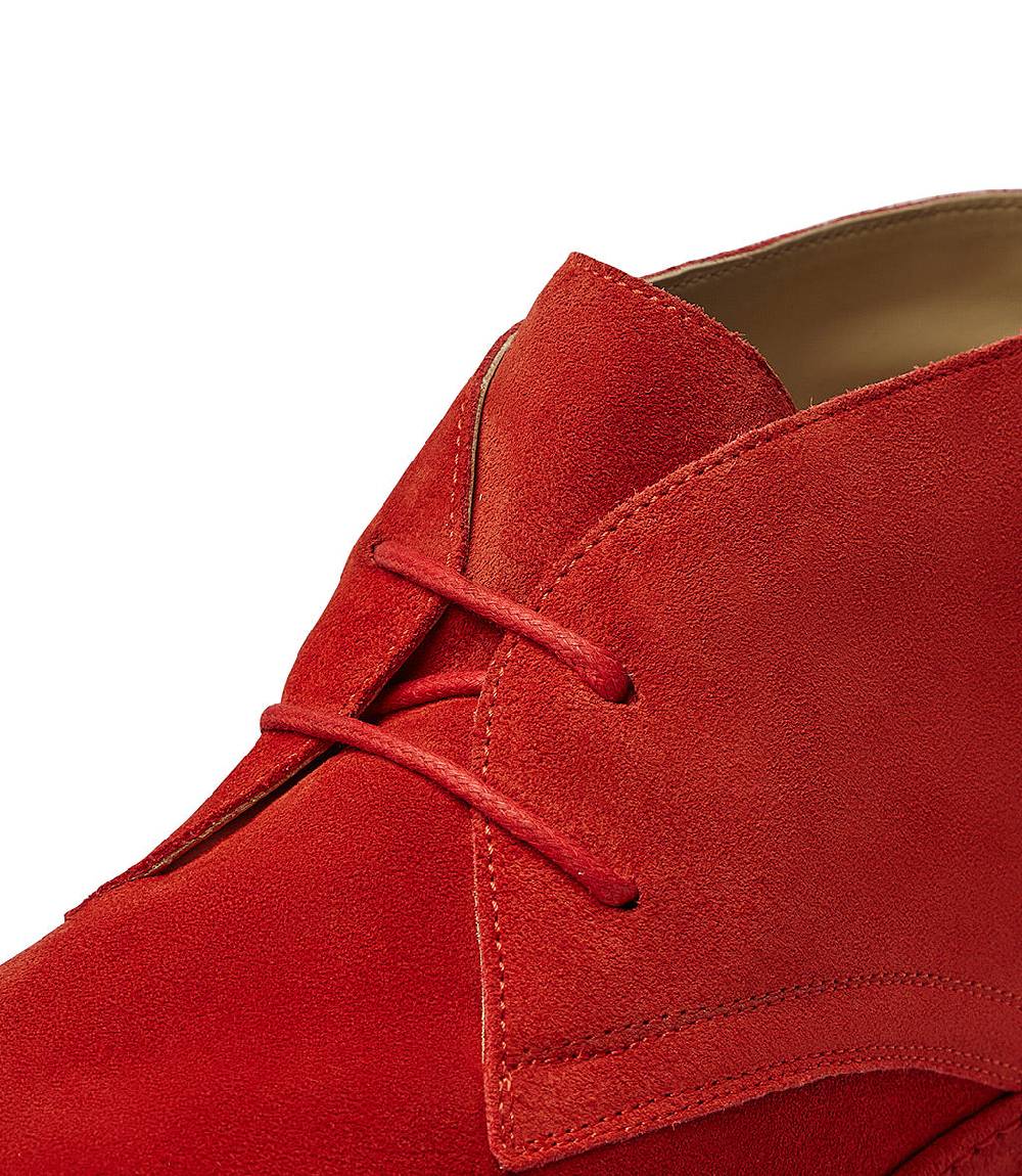 Loriblu Polacchini in pelle scamosciata rossa Promozione Limitata