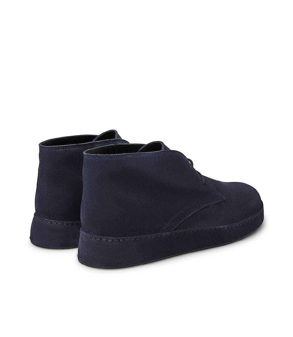 Loriblu Polacchini in pelle scamosciata blu Sottocosto
