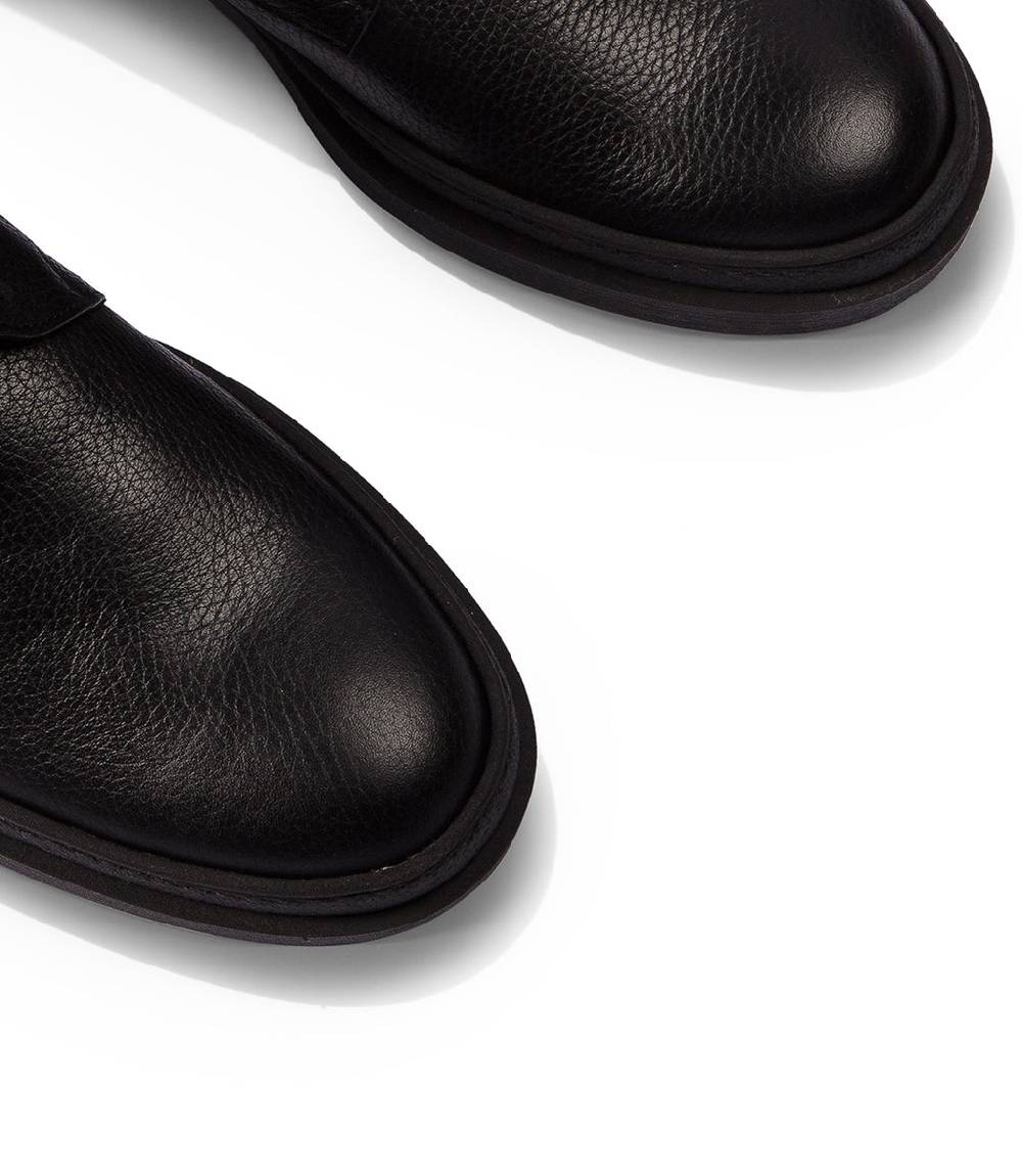 Loriblu Stivaletti in pelle nera Presa