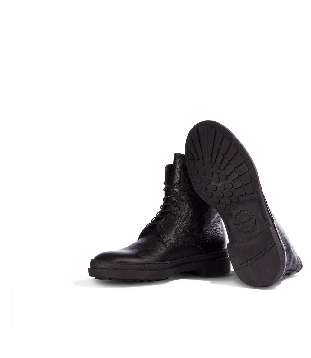 Loriblu Stivaletti in pelle nera Presa