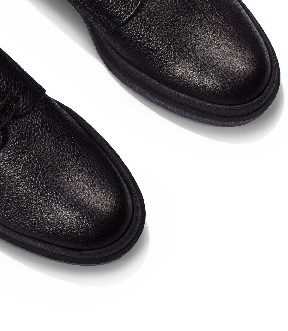 Loriblu Derby in pelle nera Offerta esclusiva