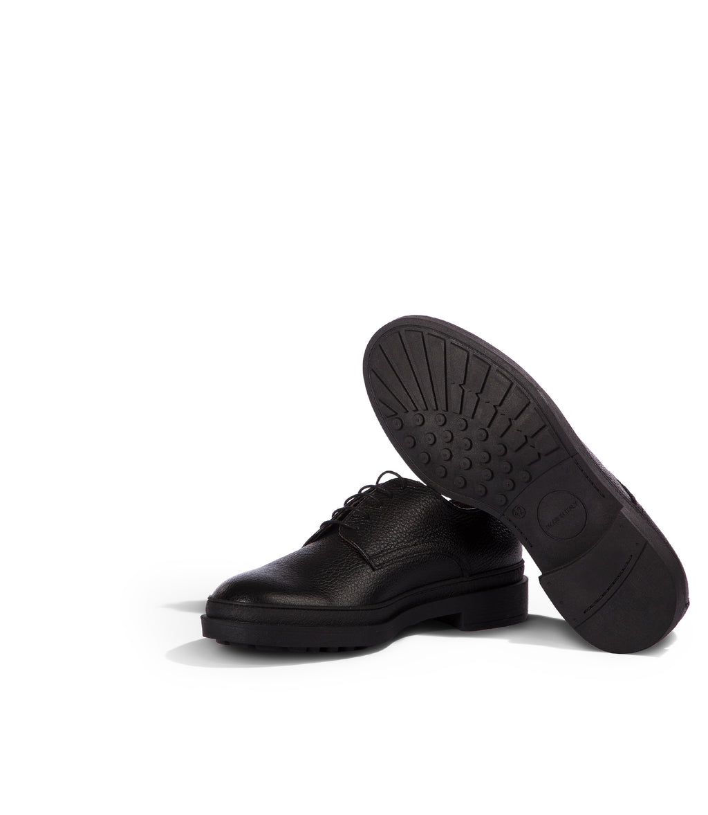Loriblu Derby in pelle nera Offerta esclusiva