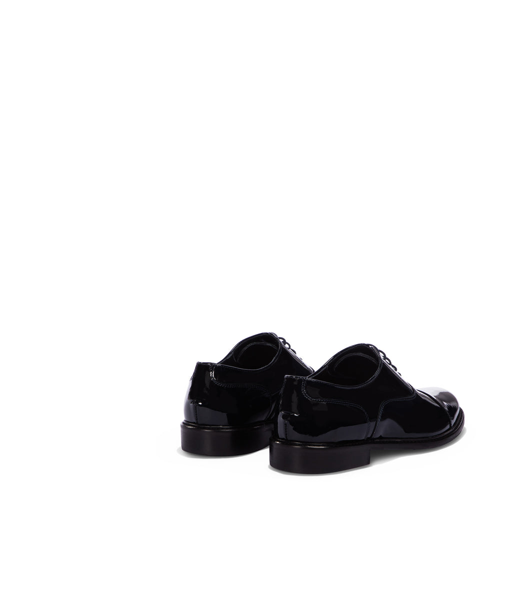 Loriblu Stringate oxford in vernice blu 2025