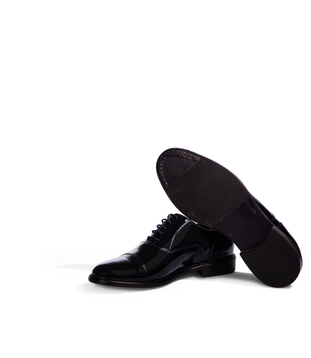 Loriblu Stringate oxford in vernice blu 2025