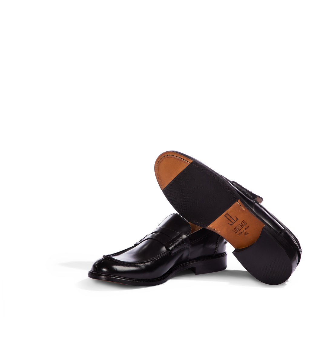 Loriblu Mocassini in pelle nera Italia