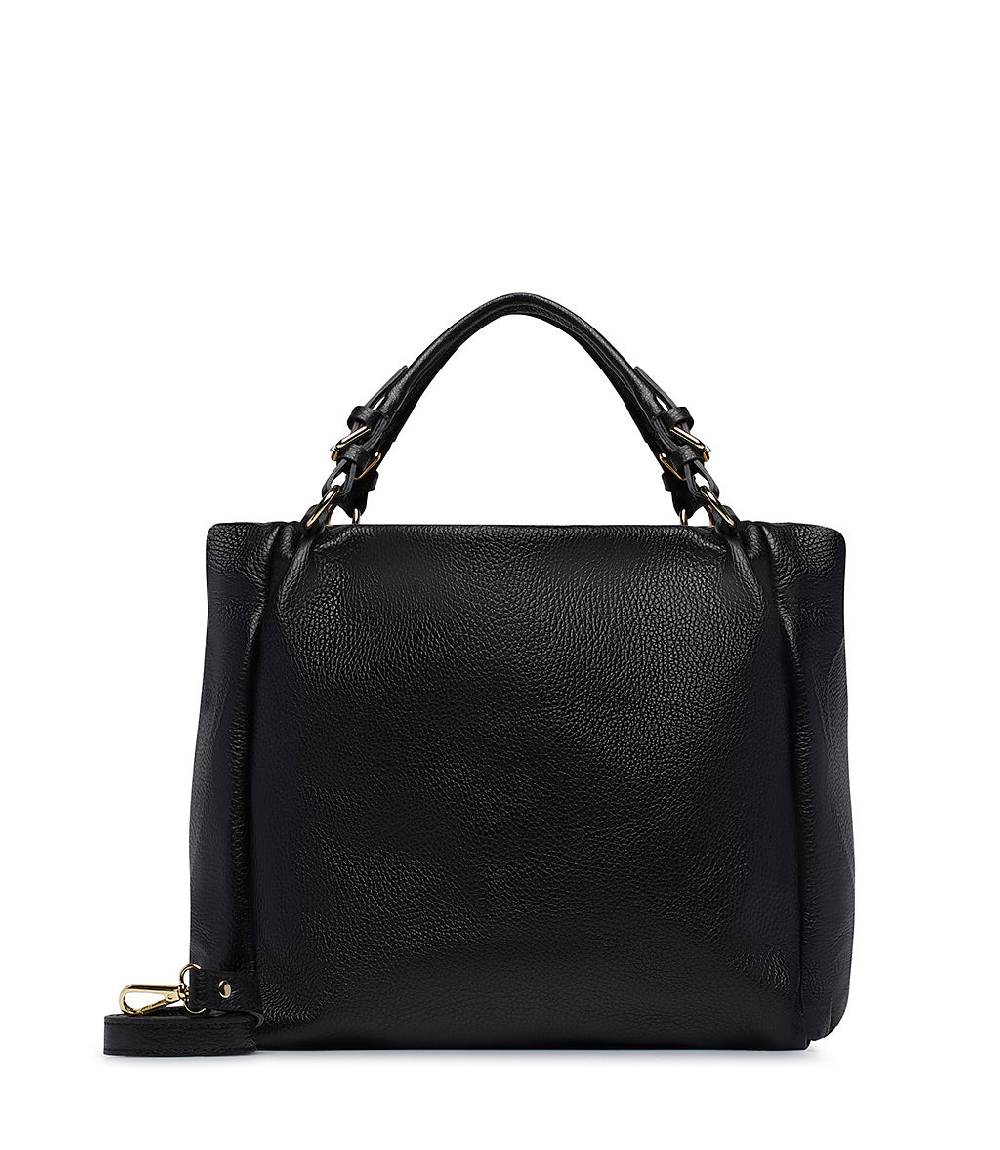 Loriblu Borsa nera in pelle martellata Negozi Online