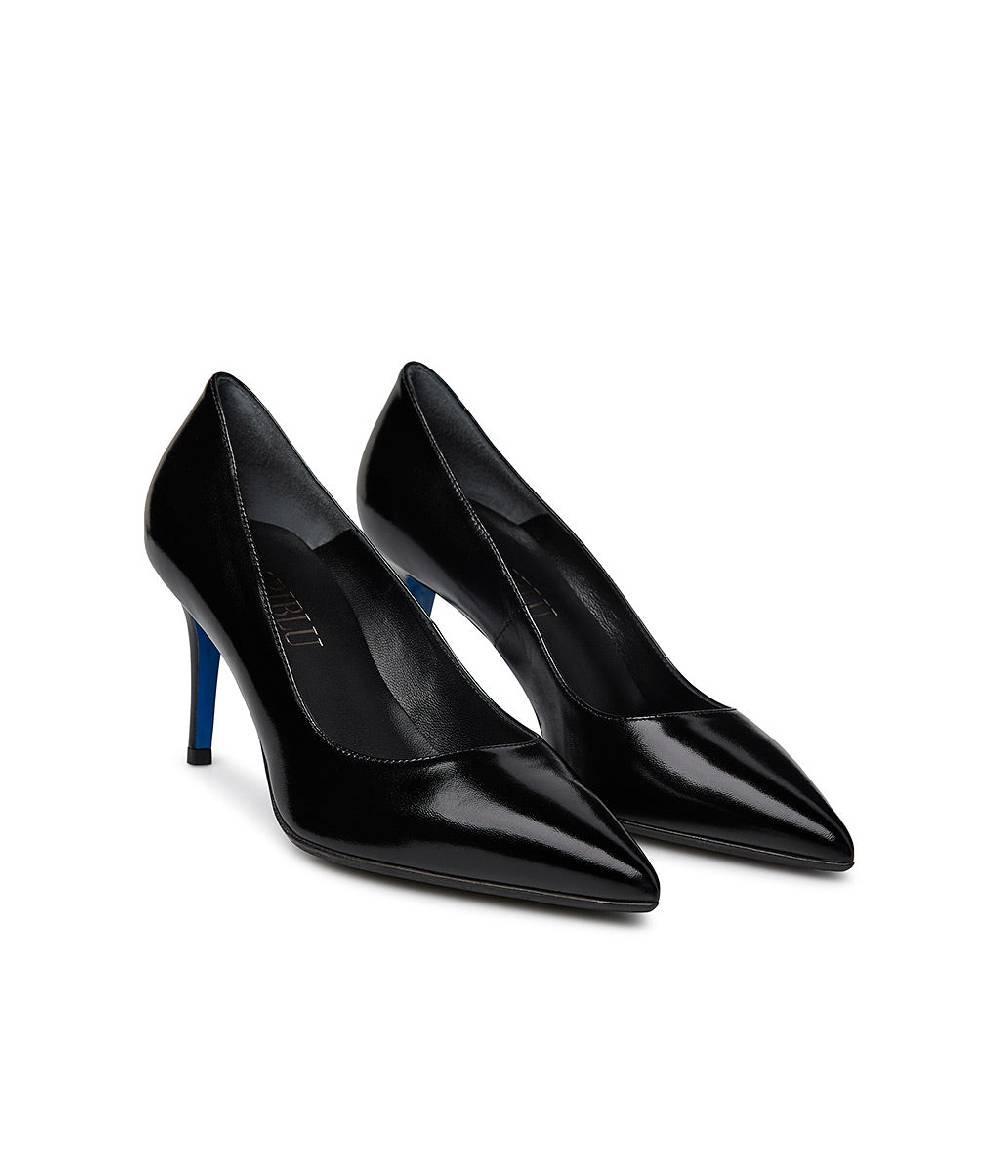 Loriblu Décolleté in pelle lucida nero Consegna Veloce