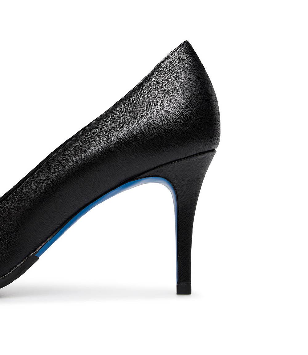 Loriblu Décolleté in nappa nera con cristalli Fino Al -60%