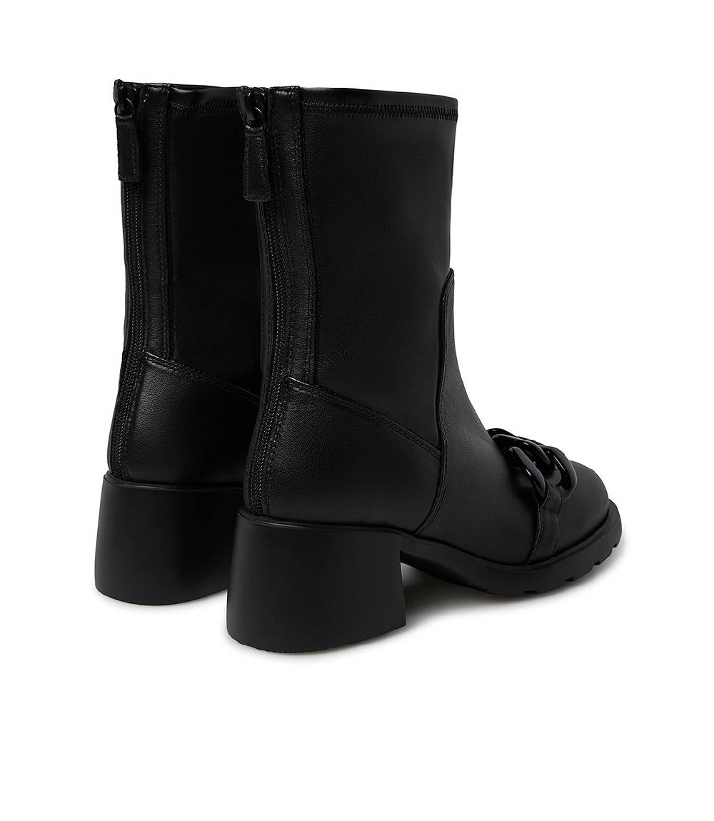 Loriblu Stivaletto in nappa nera con accessorio Vendita