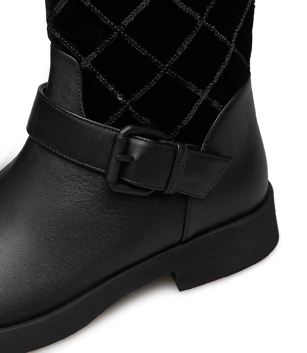 Loriblu Stivaletto in vitello e camoscio nero 50% di sconto per tempo limitato