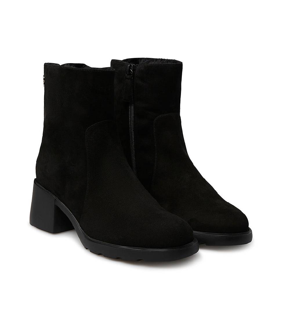 Loriblu Stivaletto in camoscio con fodera shearling Negozi Online