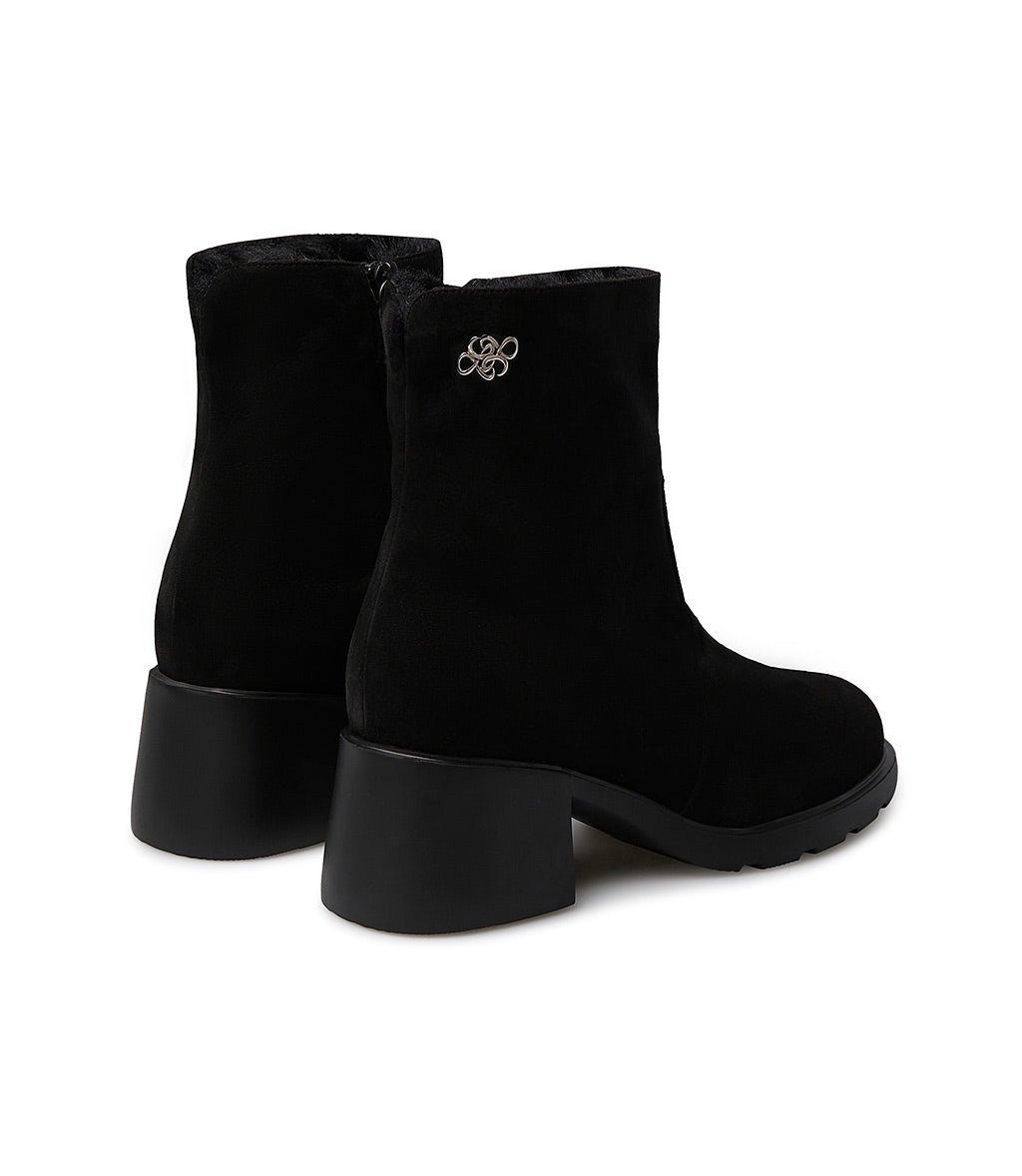 Loriblu Stivaletto in camoscio con fodera shearling Negozi Online