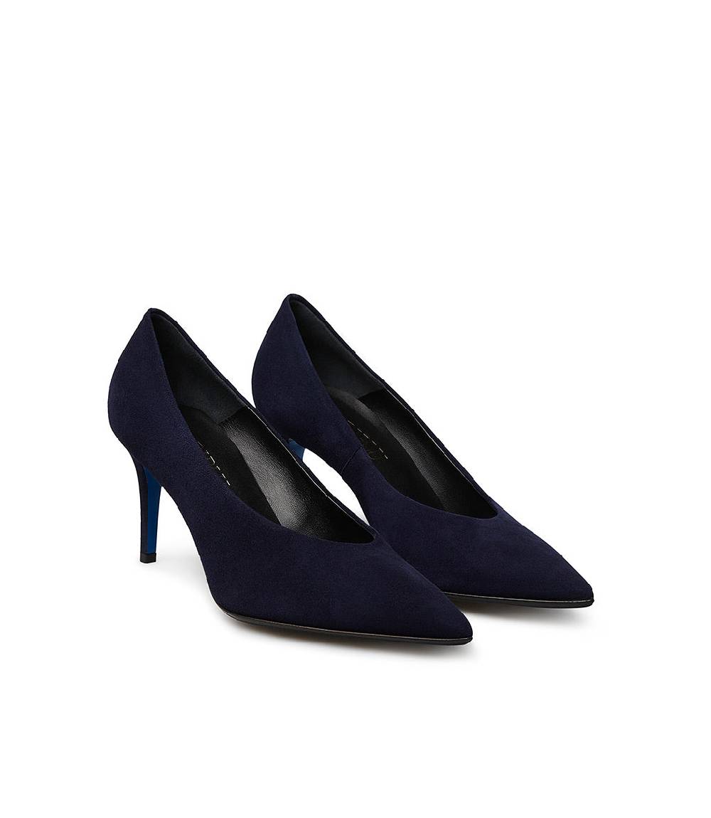 Loriblu Décolleté in camoscio blu Acquista Ora
