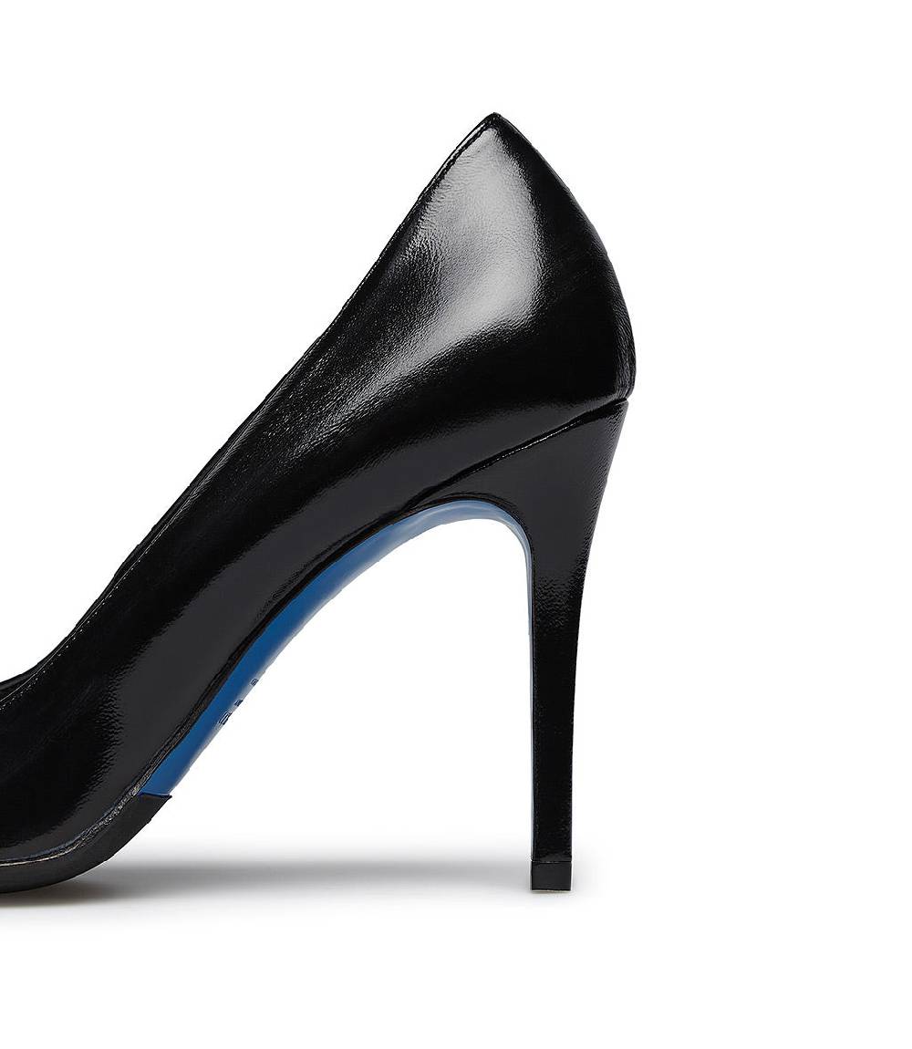 Loriblu Décolleté in pelle lucida nero Presa