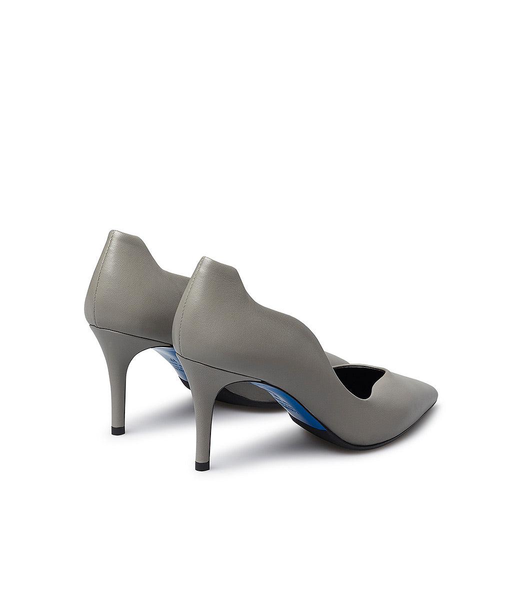 Loriblu Décolleté onda in nappa grigio In Linea